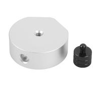 Fafeicy Adattatore per Montaggio su Treppiede Satellitare, Adattatore Satellitare 16 Filetti con Lega di Alluminio per Morsetto di Fissaggio o Altro Fissaggio a Staffa