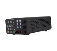 Fafeicy Alimentatore CC Regolabile Alimentatore da Banco 30 V 10 A con Regolazione Encoder Ricarica Rapida USB 18 W 3 Cicalino OCP per Archiviazione Dati per Dispositivi Mobili di Test (Spina UE 230V)