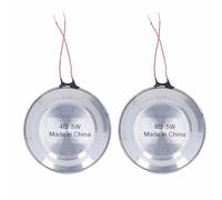 Fafeicy Altoparlante a Risonanza da 2 Pezzi Altoparlante a Vibrazione da 35 Mm per Tutte le Frequenze Trasduttore a Gamma Completa da 4Ω 5W per Apparecchiature Elettroniche Comput