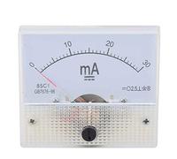 Fafeicy Amperometro con Puntatore 85C1 DC 0-30mA Amperometro Analogico per Test di Circuiti, Materiale ABS con Scala Chiara, Strumento di Misurazione della Corrente con Montaggio a Pannello per