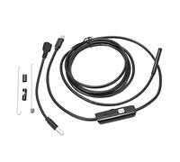 Fafeicy AN97-5.5 Telecamera Endoscopio Serpente di Ispezione Impermeabile per Smartphone Boroscopio Schermo HD IP67, Cannocchiale Industriale Ultra Sottile 5V DC Regolabile Tubo Luminoso a LED (10