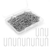Fafeicy Anelli di Salto in Filo di Nicromo 50pcs, Ganci per Appendiabiti con Scatola di Deposito in Plastica per Mestiere, Ornamenti a Ciondoli in Ceramica, Facile da Usare (200 pz)