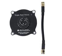 Fafeicy Antenna Patch a Tripla Alimentazione, Antenna Direzionale Ad Alto Guadagno Polarizzata Circolarmente da 5,8 GHz con 9,4 DBi e Efficienza di Radiazione Dell'83,5%, per Droni e