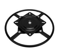 Fafeicy Base Girevole per Poltrona Reclinabile, Sostituzione Anello per Sedia per Carichi Pesanti A 360 Gradi, Anello da 50 Cm con Piastra Quadrata da 24,5 Cm per La Riparazione della