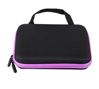 Fafeicy Borsa di Stoccaggio di Olio Essenziale Portatile da 63 Slot, Materiale EVA, Ideale per lo Stoccaggio della Casa e dei Viaggi, Protegge gli Oli Dai Danni (PURPLE)