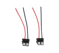 Fafeicy Cablaggio LED Connettore Femmina H7 2 Pezzi, Cablaggio Luce Resistente Al Calore ABS, 12V 10A per Rimorchi di Automobili e Barche