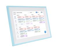 Fafeicy Calendario Familiare Digitale Smart Planner Touch Screen WiFi da 10,1 Pollici con Grafico Interattivo dei Lavori Domestici e Display con Cornice per Foto