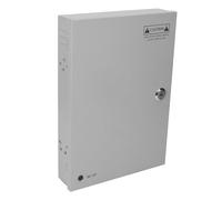 Fafeicy Casella di Alimentazione DC a 18 Casella di Uscita 12V in Metallo in Uscita con Blocco e Tasto per il Monitoraggio della Sicurezza LED della Telecamera CCTV (12V20A18CH)