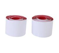Fafeicy Cerniera per la Protezione della Polvere con Cerniera a Doppia Facciata a Doppia Parte della Cerniera di Polvere per Teli in Plastica Serra 2 Pezzi 7,3 Cm X 2,13 Metri Nylon (rosso)
