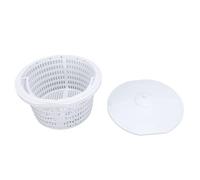 Fafeicy Cestino per Skimmer Universale con Manico - Strumento Completo per la Manutenzione della Piscina - Cesto Filtro in Plastica con Coperchio per