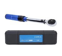 Fafeicy Chiave di Coppia 1/4in Drive 2-24n · M 72 Dente Regolabile con Precisione ± 3% Manico Non Slip per Manutenzione delle Auto Motociclistiche in Bici