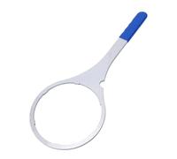 Fafeicy Chiave per Filtro in Acciaio da 5,93 Pollici, Chiave per Alloggiamento Resistente per Pentek Culligan, Strumento di Smontaggio a 4 Denti con Impugnatura Antiscivolo
