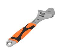 Fafeicy Chiave Regolabile 10 Pollici Chiave Multifunzione in Acciaio Ad Alto Tenore di Carbonio con Impugnatura Antiscivolo Rotazione per Impianti Idraulici Automobilistici e Fai-te