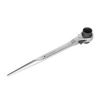 Fafeicy Chiavita a Cricchetto Professionale, Strumento di Riparazione a Doppia Faccia a Doppia Faccia in Acciaio del Vanadio Chrome Design Ergonomico per Macchinari per la Casa