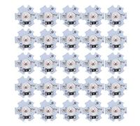 Fafeicy Chip LED ad Alta Potenza 3W 5V, Luce Rossa, 200LM, Base in Alluminio, 20x7mm, 25 Pezzi