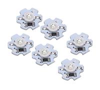 Fafeicy Chip LED, Perline Lampada LED 25pcs, Chip LED Ad Alta Potenza 200LM 3W 5V, Lampadina LED Chip SMD per Apparecchi di Illuminazione Fai-da-te, Pannelli a Parete 3D (Luce rossa)