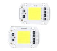 Fafeicy Chip Luminoso LED COB da 2 Pezzi, Illuminazione Ad Alta Potenza da 100 W, Lampadina Chip LED Ideale per Applicazioni con Faretti e Proiettori