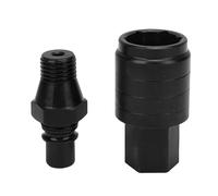 Fafeicy Connettore Rapido per Punta da Trapano Ad Acqua, Set di Adattatori Maschio e Femmina con Filettatura M22 con Blocco a Sgancio Rapido, per Impianti di Perforazione Ad Acqua