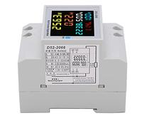 Fafeicy Contatore Wattora con Display LCD con Ampia Visualizzazione di 178°, Trasformatore Integrato per il Monitoraggio del Consumo di elettricità Monofase Domestico, Modello D52-2066