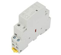 Fafeicy Contattore 2p, Contatore della Rotaia DIN 16A AC Contattore, 230 V 2NO 50/60Hz con Dimensioni Compatte di Risparmio Energetico a Basso Rumore per Uso Industriale Domestico