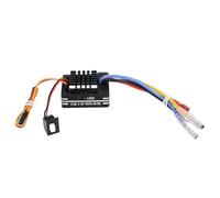Fafeicy Controller di velocità Elettronica Impermeabile 80A ESC Spazzolato con Output 6,5 V 5A BEC per Carri Armati per Auto RC 540 550 750 MOTORI ABS ABS ALLUMINUM ALLUMINUM