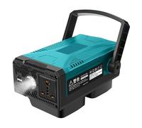 Fafeicy Convertitore di Potenza a Batteria 150W/300W DC 18V/21V a 110V Convertitore a Onda Sinusoidale Modificata con Protezioni Multiple e Luce LED per Alimentatore Portatile da Esterno (300W)
