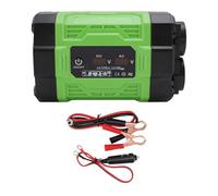 Fafeicy Convertitore di Potenza Inverter per Auto 300 W 12 V A 220 V con Prese CA, 2 Porte USB C PD e 2 Porte USB A QC, Display di Tensione per Viaggi su Strada, Campeggio, Ricarica di (Spina