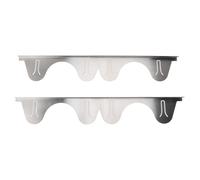 Fafeicy Copristufa in Acciaio Inossidabile, Riempitore da Banco da Regolabile, Protezione Resistente Al Calore da 13,78 a 27,56 Pollici per Stufa e Forno