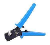 Fafeicy Crimpatrice per Cavi a Cricchetto, Passo 1,25-2,54 Mm | Fustella lineare di precisione, struttura in acciaio al carbonio trattato termicamente, impugnatura antiscivolo in PVC+TPR,