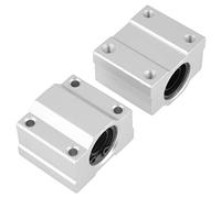 Fafeicy Cuscinetti a Sfere Lineari SCS12UU Blocco di Scorrimento per Movimento Lineare in Alluminio da 4 Pezzi per Movimenti Fluidi 36x42x28mm