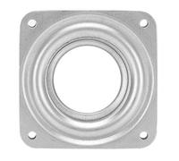 Fafeicy Cuscinetti del Giradischi Pesanti Piastra di Rotazione a 360 Gradi con Cuscinetti a Sfere a Sfera Base Quadrata per Sedie di Mobili Meccanismo Girevole Dell'ufficio (72 mm)