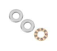 Fafeicy Cuscinetti in Acciaio Piatto Ad Alta Precisione in Miniatura Set di Cuscinetti a Sfera di Spinta 10% Attrezzatura per Macchinari (F5-11M 5 * 11 * 4,5 mm)