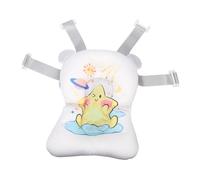 Fafeicy Cuscino per Vasca da Bagno per Bambini, Morbido e Traspirante, Lavabile, Regolabile, per il Bagnetto del Neonato (Pentagramma giallo)