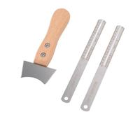 Fafeicy Cutter di a Slot per Chitarra Professionale con Manico in Legno e Righello per le Fessure del Ponte di Pulizia della Riparazione Liutaio su Basso Acustico Elettrico