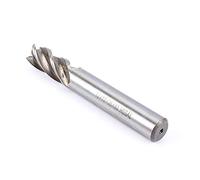 Fafeicy Cutter di Mulino per Fine CNC 12 Mm, 4 Strumenti di Fresatura a Spirale per Flauto per Acciaio in Alluminio in Rame, Punta del Trapano Dritto Taglio Ad Alta velocità per
