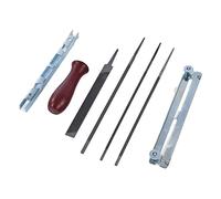 Fafeicy Diarcador Diarcador Archivio Efficiente nella Catena File a Termine più Acuto degli Strumenti Impostati per la Carpenteria e L'uso Domestico, 8pcs Aleoy Steel Skindersw Set
