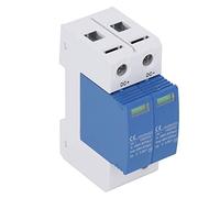 Fafeicy Dispositivo Protettivo SPD Photovoltaic Breaker Protector Easy Installazione per il Tempo Blu e Bianco (2P)
