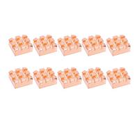 Fafeicy Dissipatore in Ottone P9x4x9 Slotted Fine Teeth Radiator with Rust Resistant Stable Structure per CPU Scheda Madre PCB