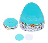 Fafeicy Divano Gonfiabile Pigro, Poltrona Reclinabile Pieghevole per il Tempo Libero, Divano da Montare Portatile Comoda Sedia Longue con Poggiapiedi, per Soggiorno Balcone Pausa Pranzo(Blu)