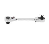 Fafeicy Drive 3/8 Pollici Chiavello a Cricchetto a Cricchetto 72 Tooth a Doppia Testa a Doppia Testa 1/4 Pollice Oscillazione 5 Gradi con Acciaio CRV per Spazi Ristretti