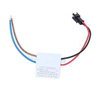 Fafeicy Driver LED, Ingresso AC95-265V Uscita 2-4VDC 500mA 1X3W Driver di potenza LED Alimentatore Trasformatore Lampada, Potenza Di Guida