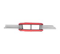 Fafeicy Durevole 8 in 1 Chiave Pieghevole Non Colpisci Strumento Multiuso per Impugnatura per Lavori di Manutenzione, Chiave per Dimensione Tascabile Compatta T9-T40