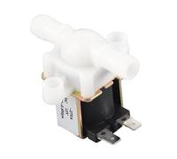 Fafeicy Elettrovalvola Elettromagnetica in Plastica DC12V OD12mm Normalmente Chiusa Elettrovalvole Flussostato Ingresso Acqua 1 Elettrovalvola Elettrica, Resistente all'usura e Alle Alte Temperature,