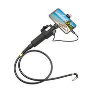 Fafeicy Endoscopio Manuale Sterzo con Lenti 8,5 Mm 1 M per i Telefoni Schermo 3,5 a 6,3 Pollici (Lente 8,5 mm)