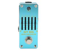 Fafeicy Equalizzatore Elettrico EQ Equalizzatore Equatara Elettrica, Effetto Metal Pedal GT Analog 5 Pickup per Chitarra Blu Pickup Blue