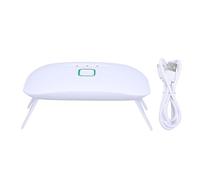 Fafeicy Essiccatore di Resina U V Professionale con Timer Regolabile 60S 90s 150s Impostazioni per Smalto, Gioielli e Mestieri (24 Perle a LED)