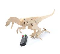 Fafeicy Exquisiti Dinosauri in Legno 3D Puzzle per gli 8-12 Anni, Al Sicuro i Giocattoli Fatti a Mano in Legno con Telecomando