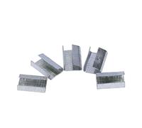 Fafeicy Fibbia per Reggia in Metallo, Guarnizioni per Imballaggio in Acciaio Zincato per Reggetta in Plastica PET da 16 Mm, con Elevata Durezza e Resistenza All'usura