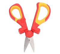 Fafeicy Forbici da Elettricista Isolate Certificate VDE Cesoie Elettriche Lineman Snips 1000 V Resistente All'alta Tensione con Lama in Acciaio Inossidabile per Spelatura Cavi Lavori