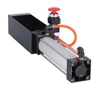 Fafeicy Frantoio per Lattine Pneumatico, Struttura in Acciaio Resistente, Pressa per Lattine in Alluminio Senza Sforzo per da 12 o 16 Once, Strumento di Riciclaggio Ideale per la Casa e l'officina